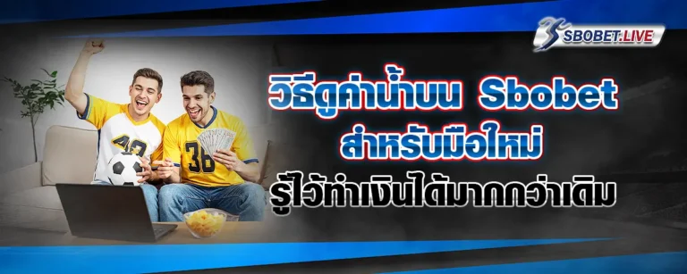 Read more about the article วิธีดูค่าน้ำบน Sbobet สำหรับมือใหม่ รู้ไว้ ทำเงินได้มากกว่าเดิม